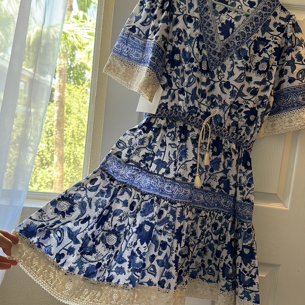 💙SOLD💙 Blu Mediterraneo DRESS - Picture 4 of 7